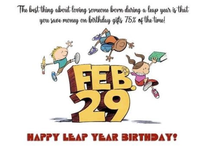 Happy Birthday To Those Born In A Leap Year!
